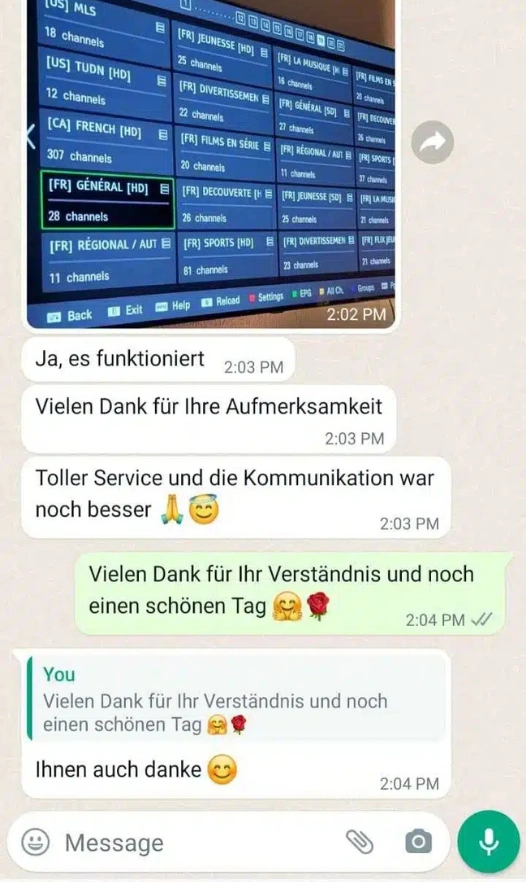 Recensioni reali dei nostri clienti Abbonamento Iptv Extreme