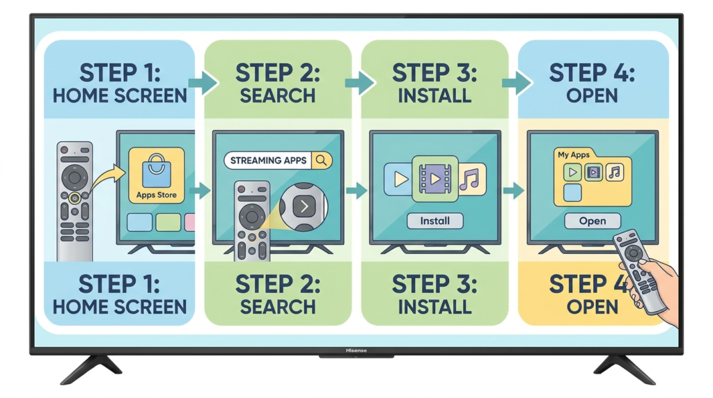 scaricare IPTV su Smart TV Hisense